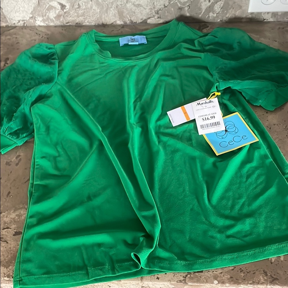 Green blouse